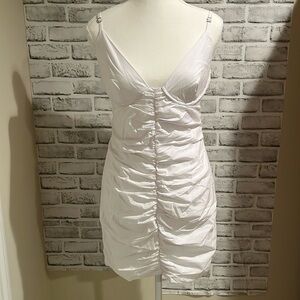 NWT Superdown from Revolve white bustier dress​​​​​​